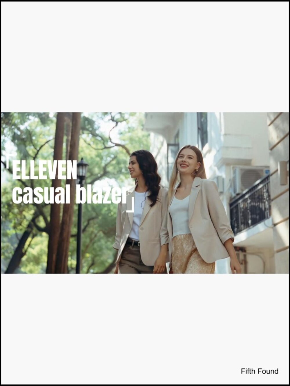 Slim Fit Blazer with Padded Shoulders Ruched 3/4 Sleeves Business Casual - Picture 7 of 7
